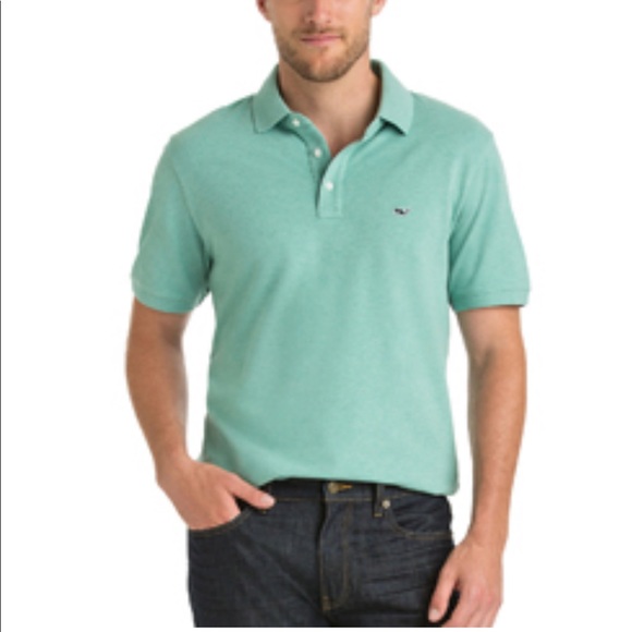 Vineyard Vines Other - Vineyard Vines mint classic fit polo shirt whale